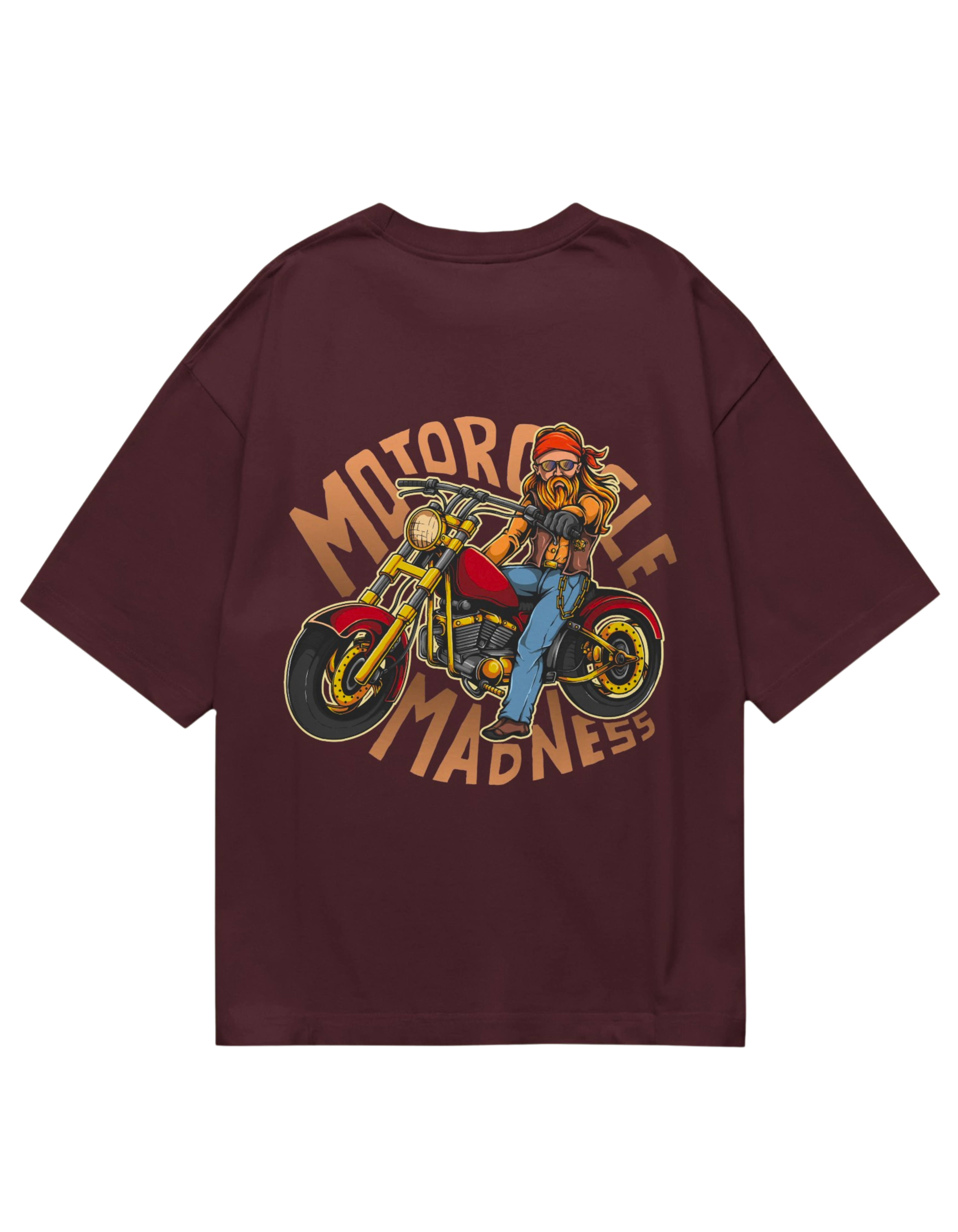Motorcycle Madness Oversized Tee