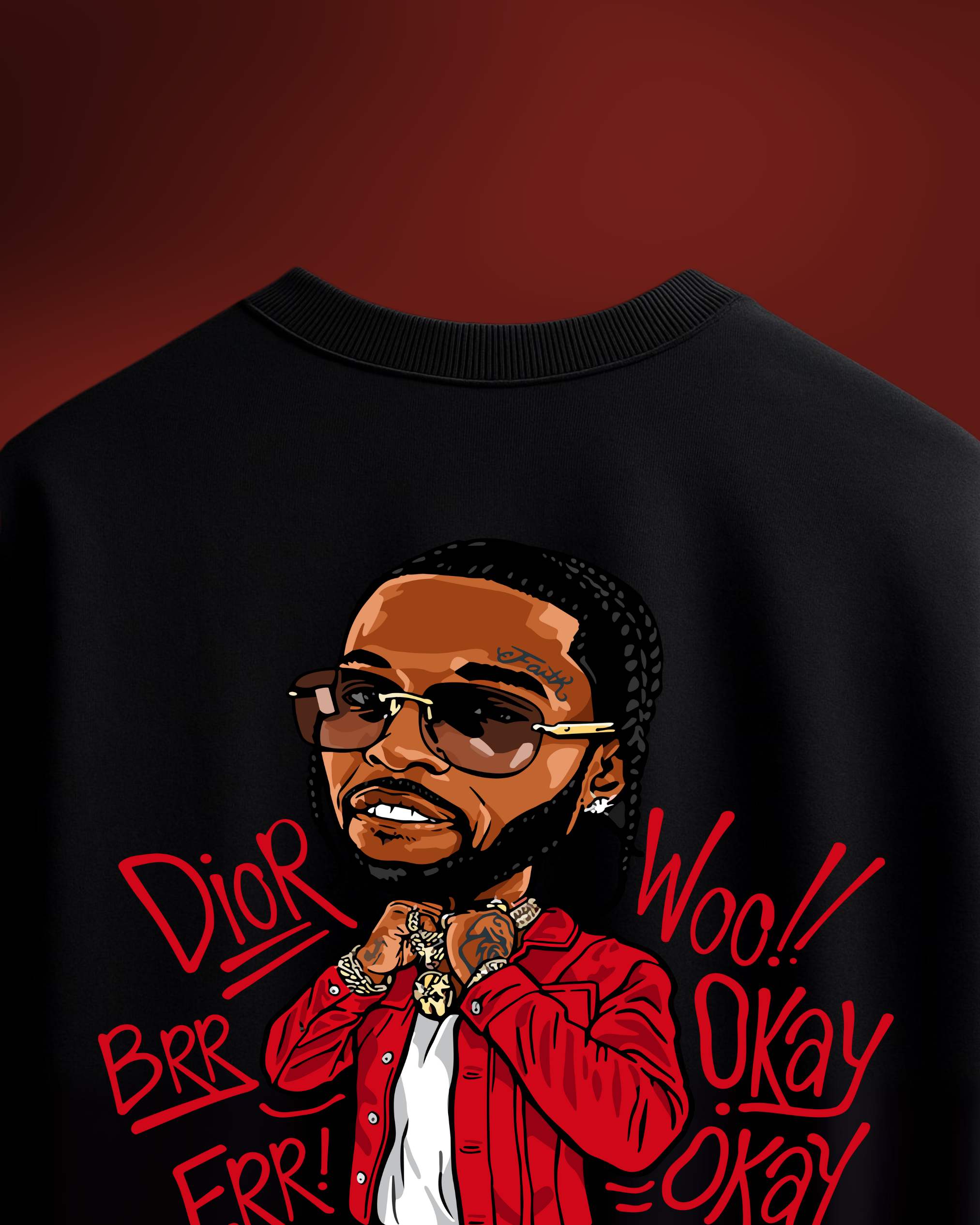 Woo Talk - Unisex Terry Oversized Tee