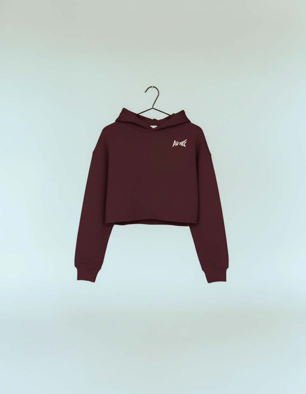 A’VIBE Cropped Hoodie – Rusted Vibe