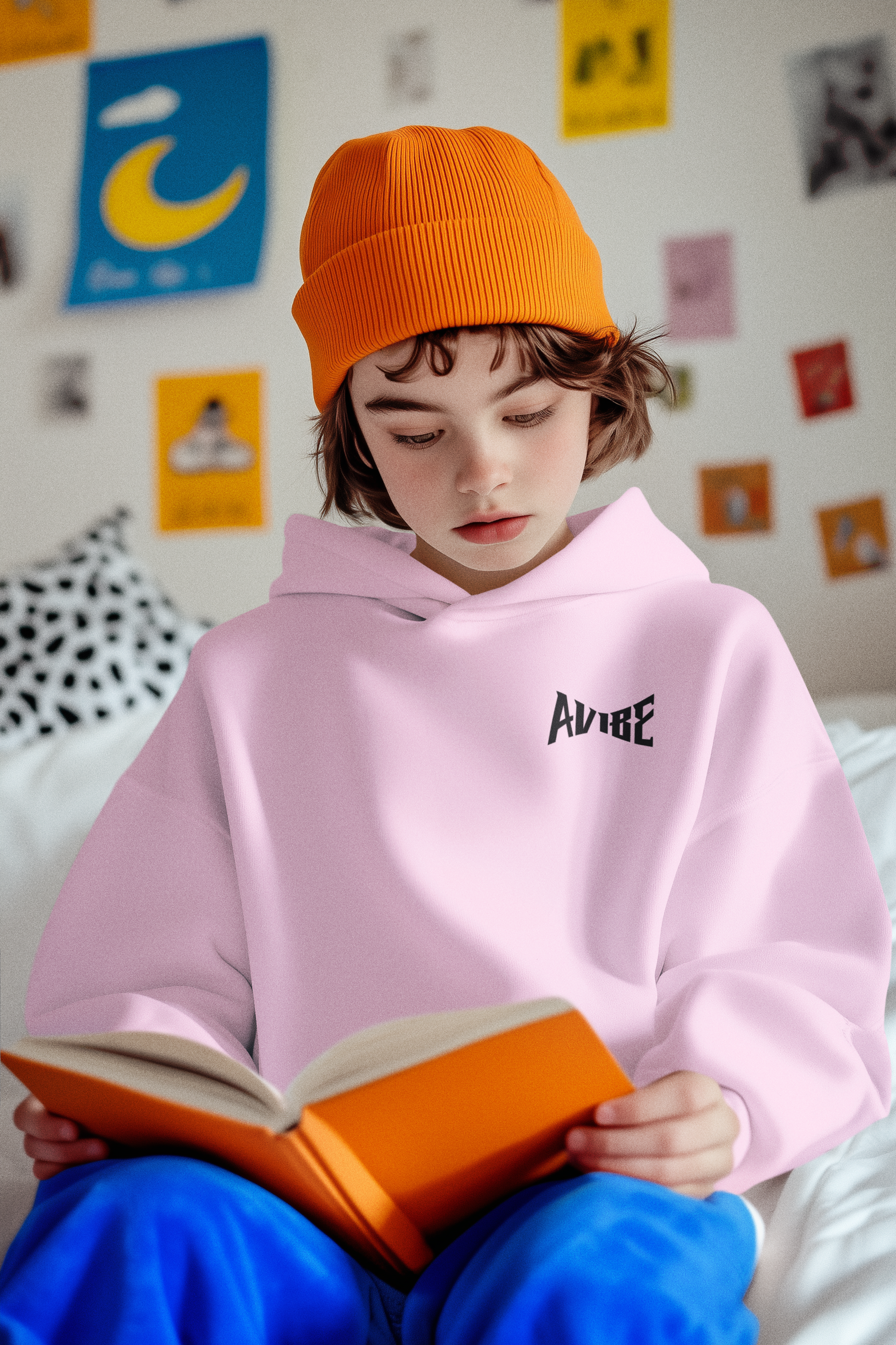 Baby Pink Kids Hoodie